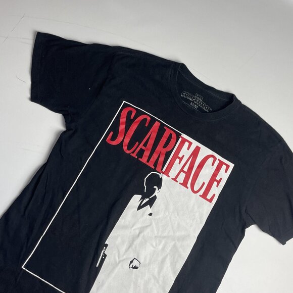 Scarface Shirt Mens M Black Movie Print Graphic Short Sleeve - Picture 3 of 10